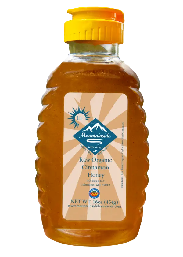 1 lb Raw Organic Cinnamon Honey
