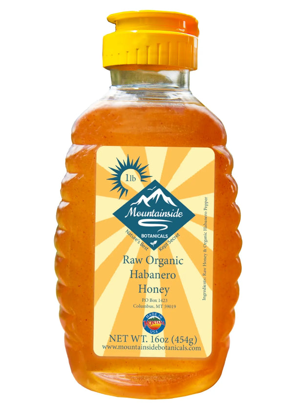 1 lb Raw Organic Habanero Honey