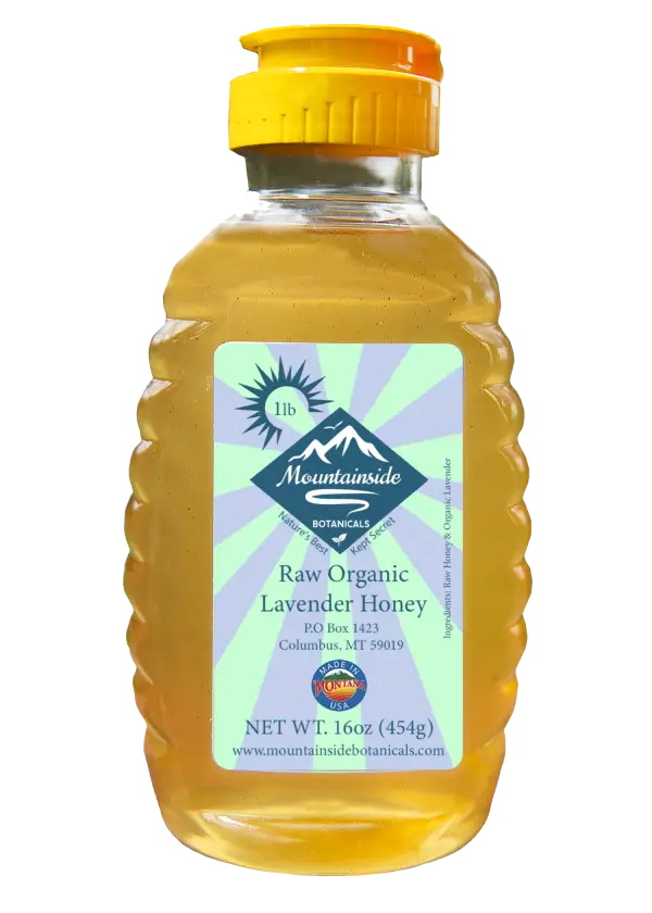 1 lb Raw Organic Lavender Honey