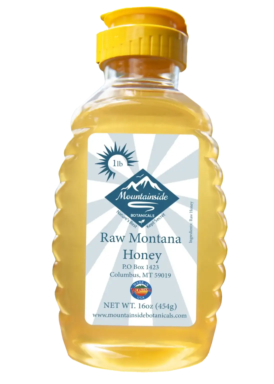 1 lb Raw Montana Honey
